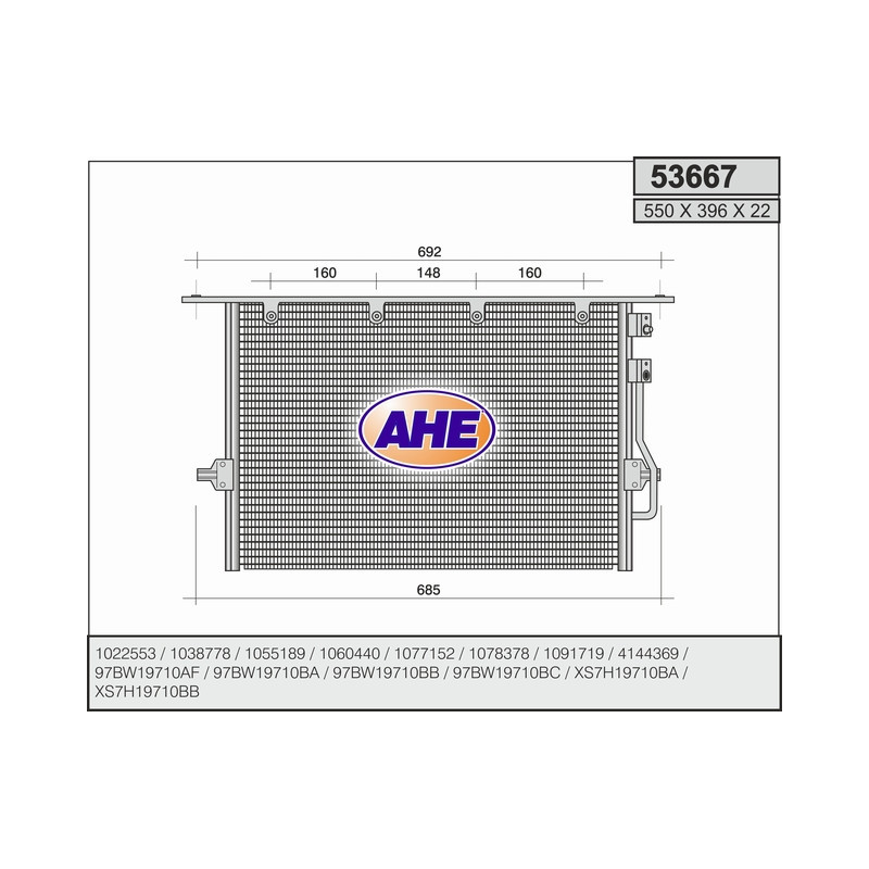 Condenseur de climatisation AHE