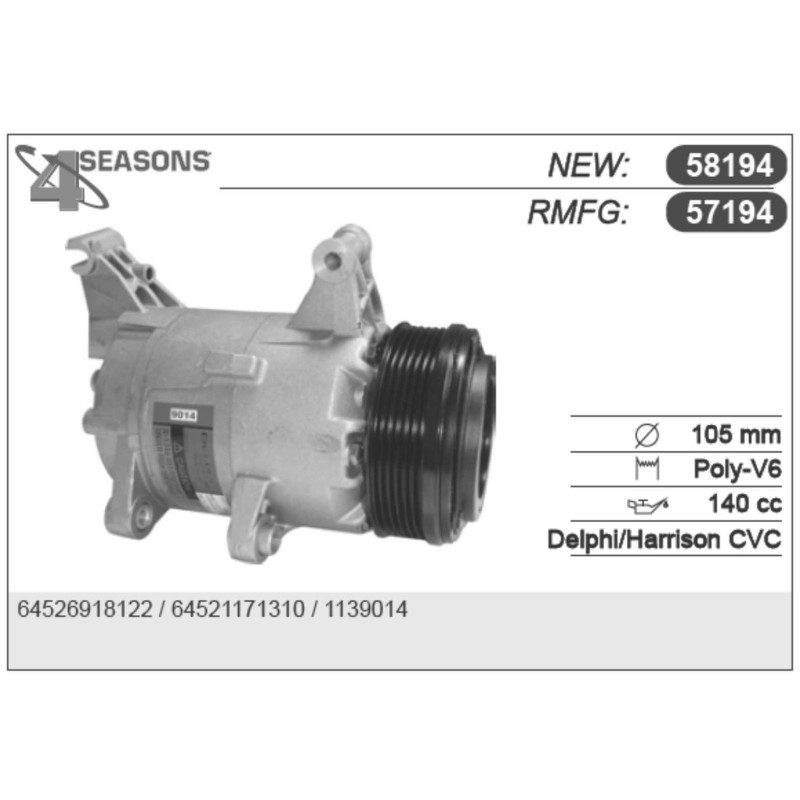 Compresseur de climatisation AHE