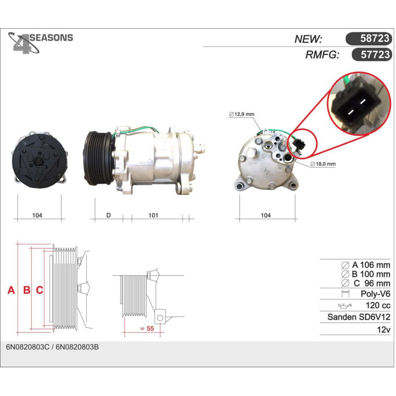 Compresseur de climatisation AHE