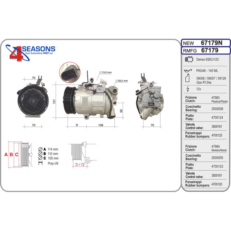 Compresseur de climatisation AHE