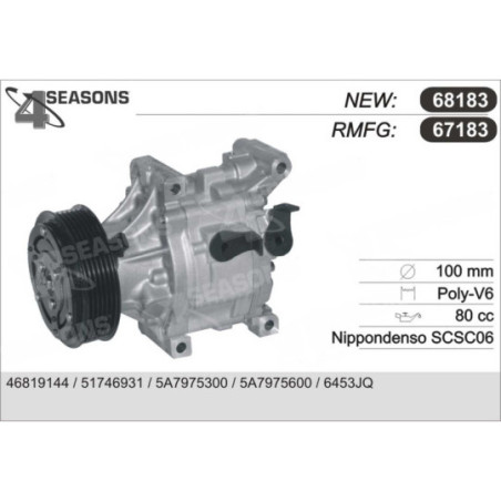 Compresseur de climatisation AHE