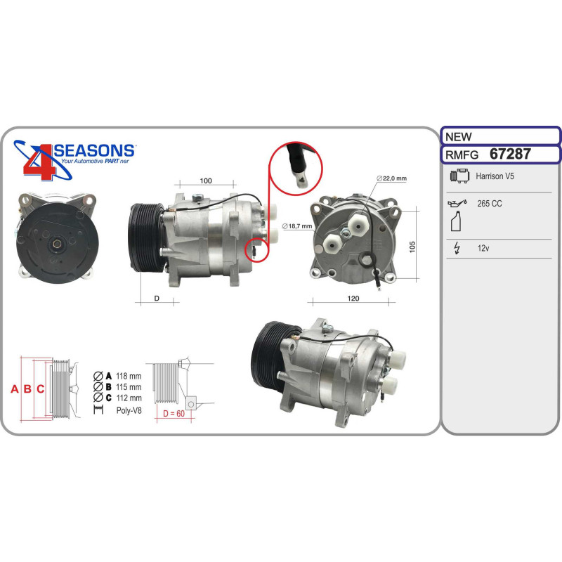 Compresseur de climatisation AHE