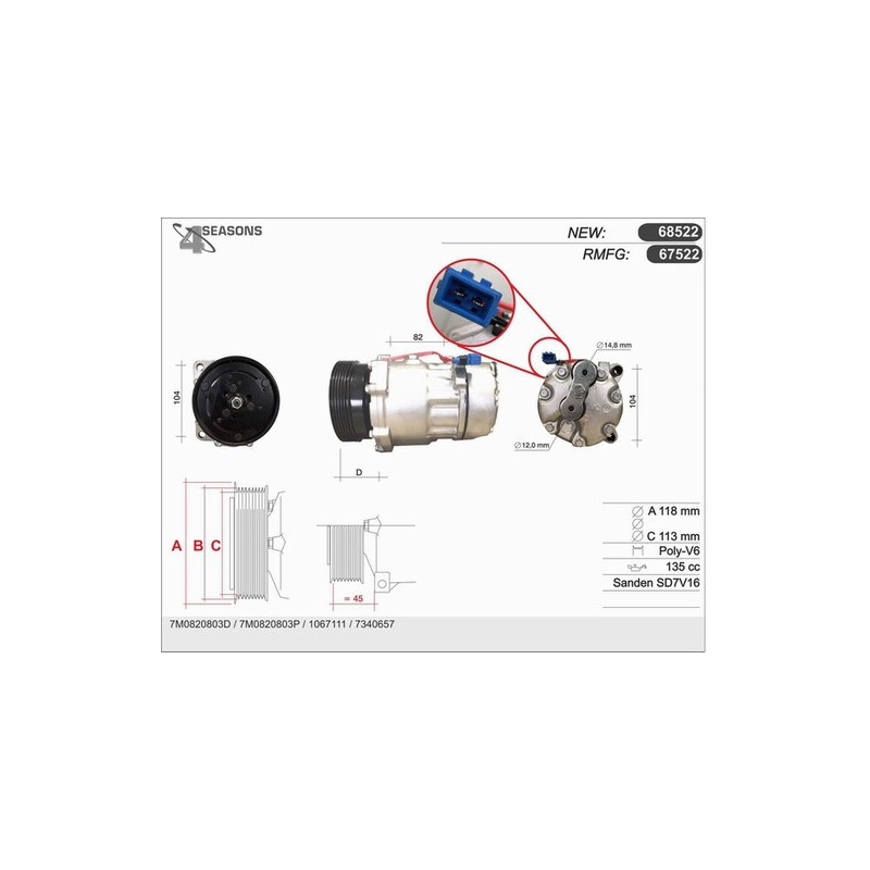 Compresseur de climatisation AHE