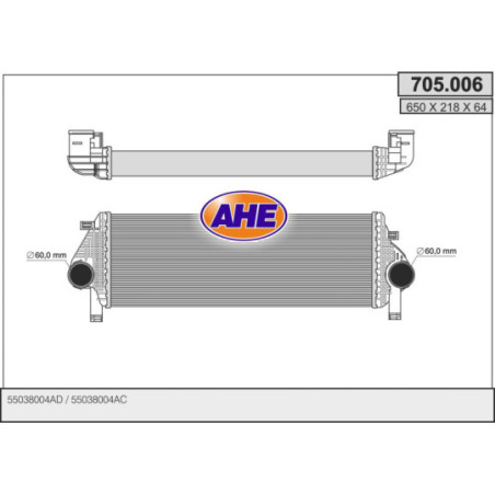 Intercooler (échangeur d'air) AHE