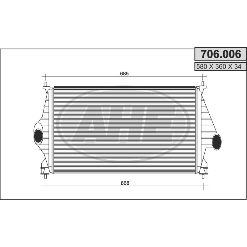 Intercooler (échangeur d'air) AHE