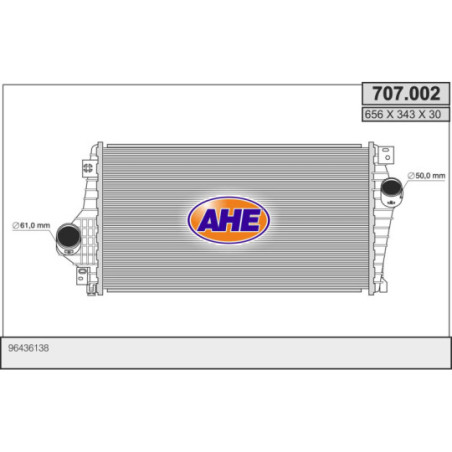 Intercooler (échangeur d'air) AHE