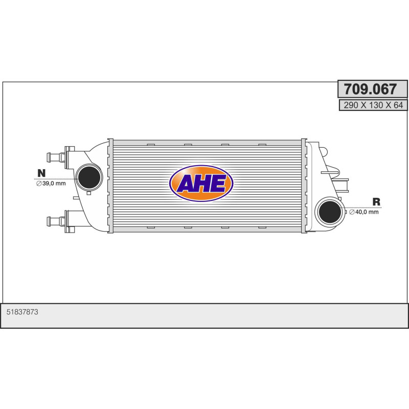 Intercooler (échangeur d'air) AHE