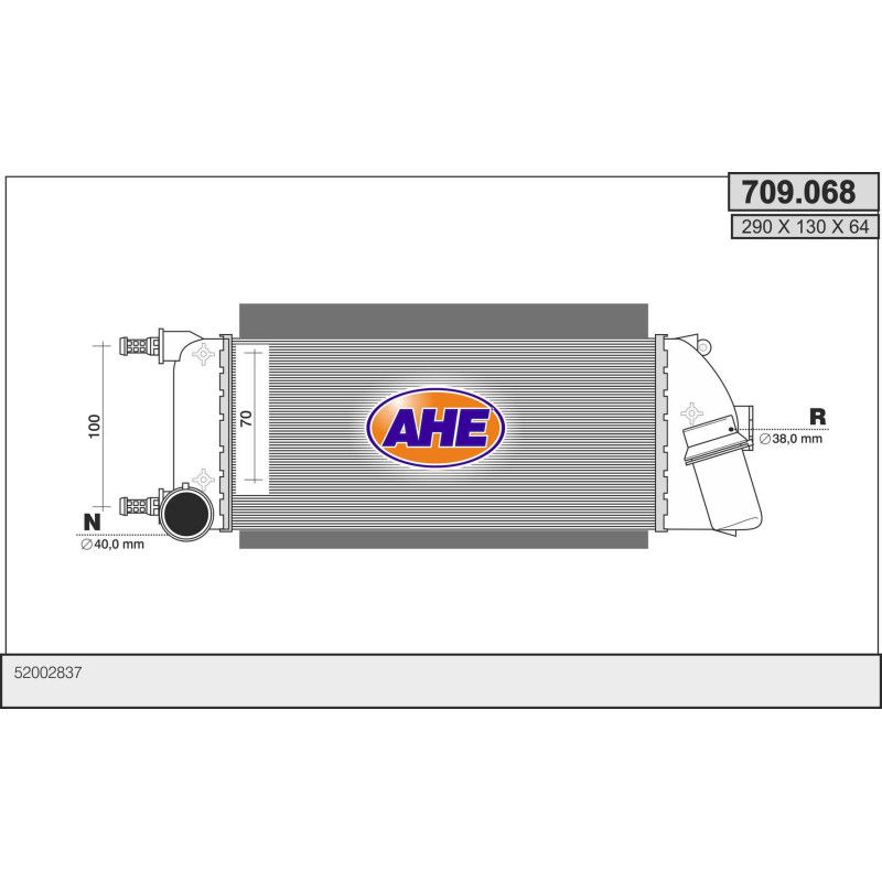 Intercooler (échangeur d'air) AHE