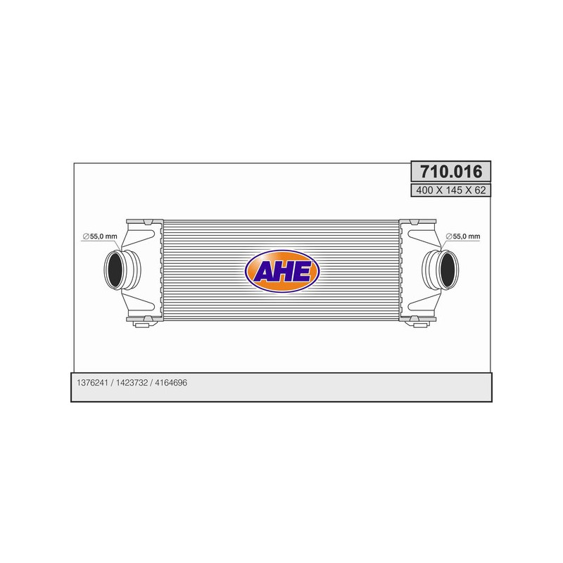 Intercooler (échangeur d'air) AHE
