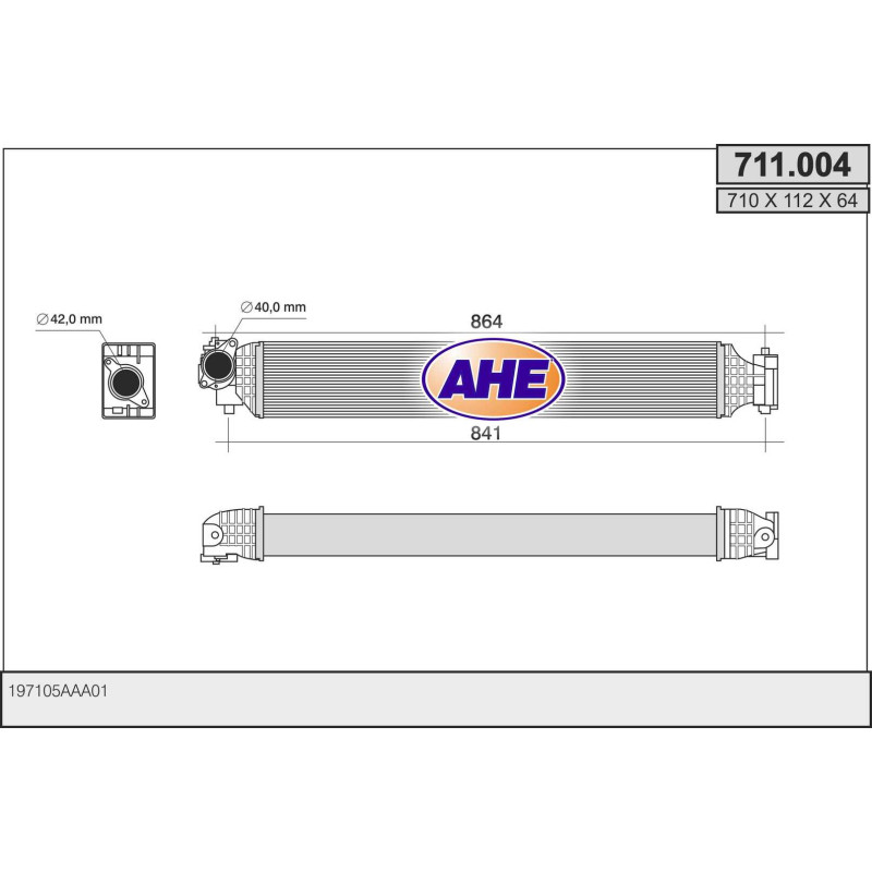 Intercooler (échangeur d'air) AHE
