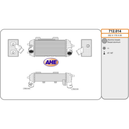 Intercooler (échangeur d'air) AHE
