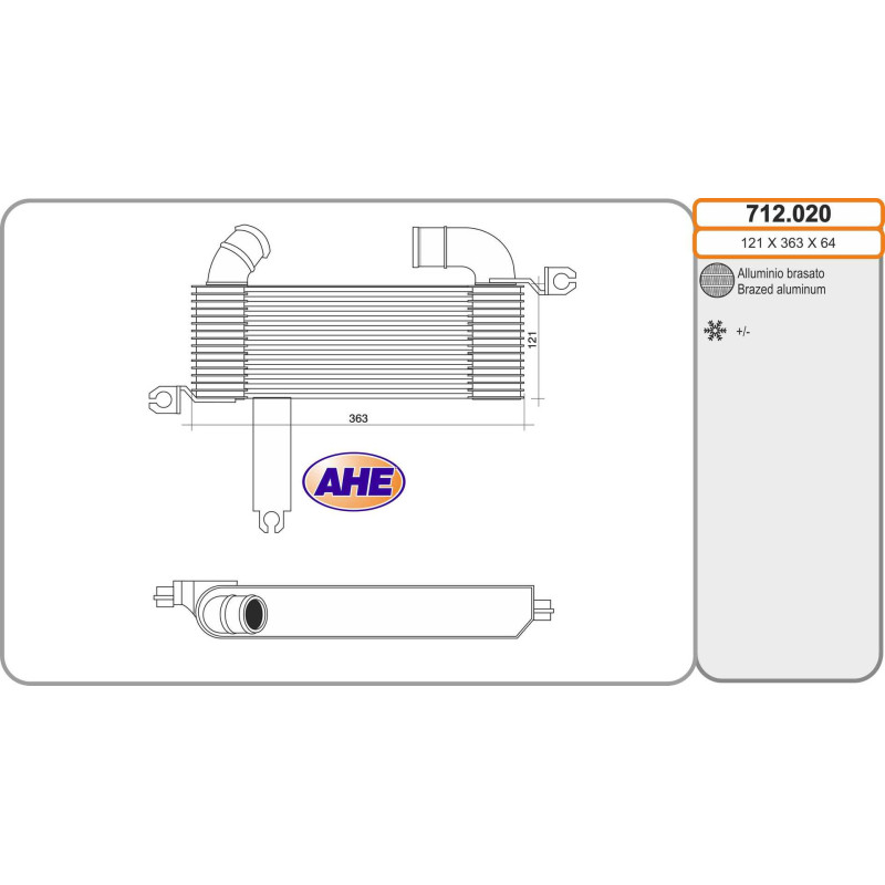 Intercooler (échangeur d'air) AHE