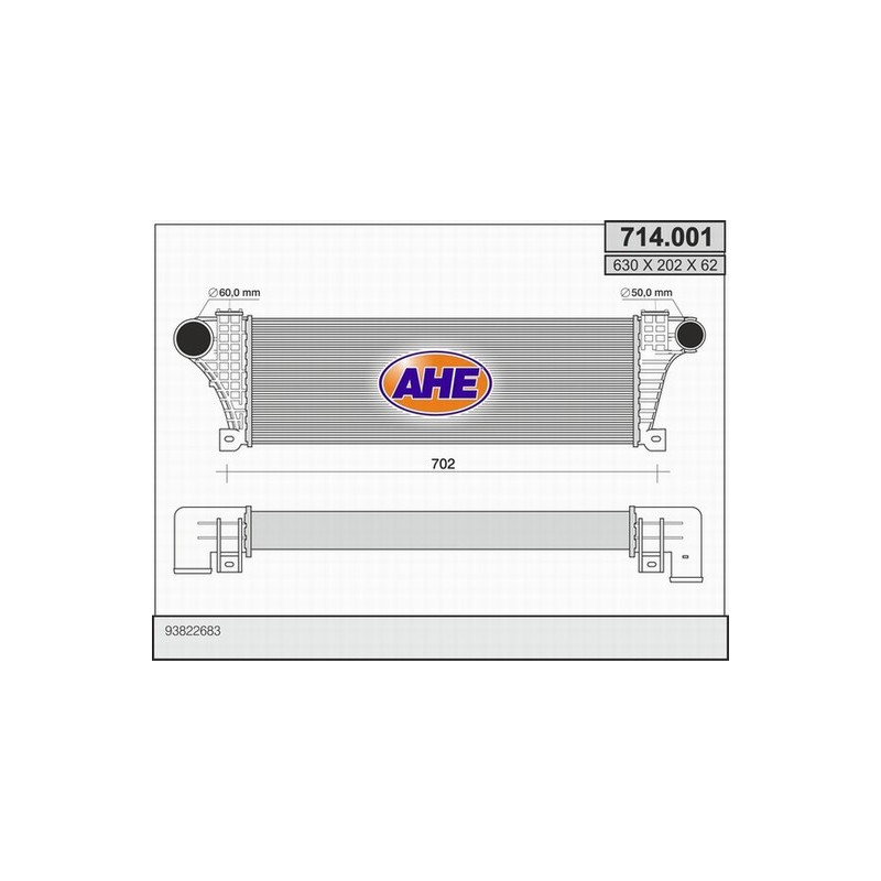 Intercooler (échangeur d'air) AHE