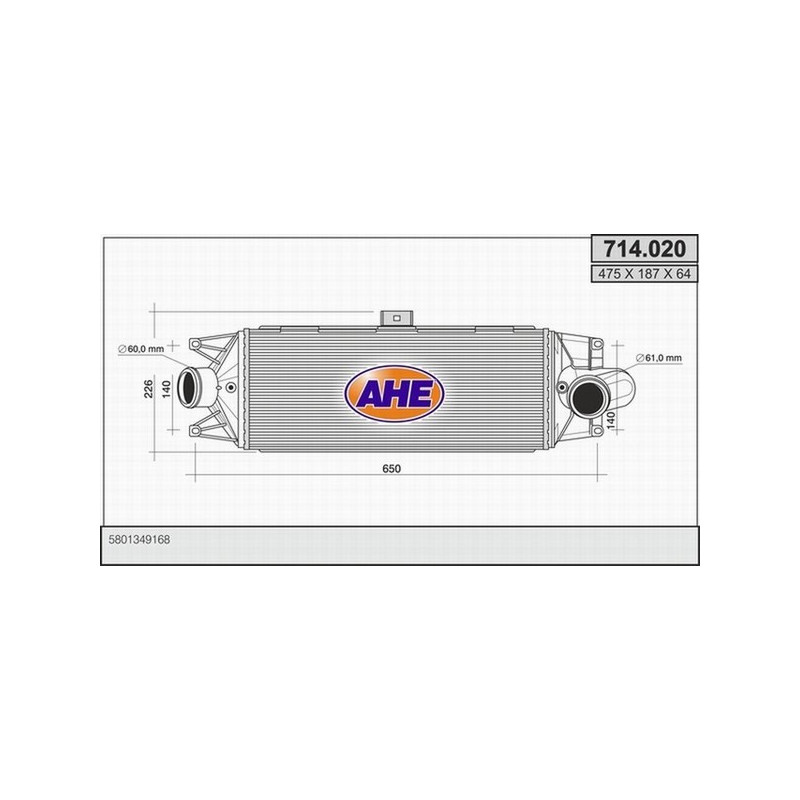 Intercooler (échangeur d'air) AHE