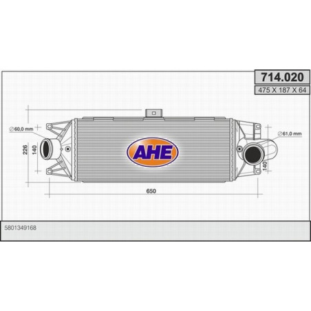 Intercooler (échangeur d'air) AHE