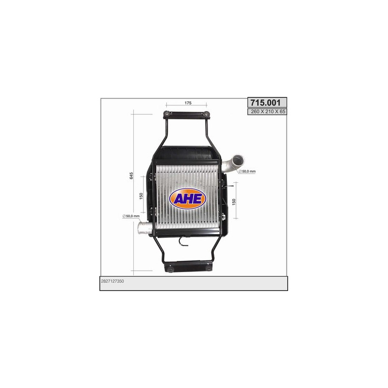 Intercooler (échangeur d'air) AHE