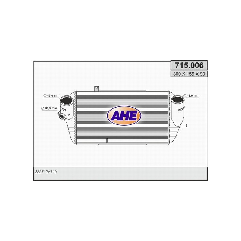 Intercooler (échangeur d'air) AHE