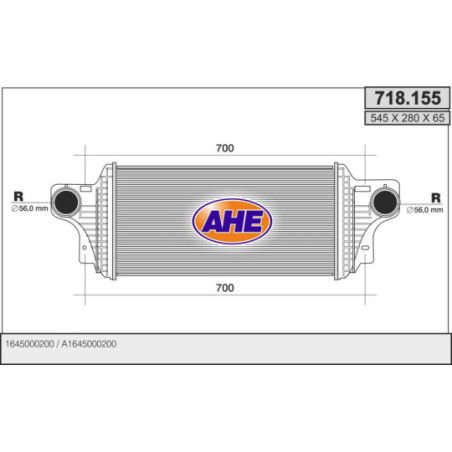 Intercooler (échangeur d'air) AHE
