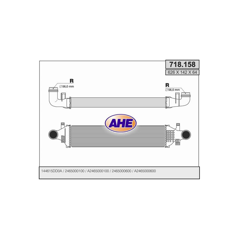 Intercooler (échangeur d'air) AHE