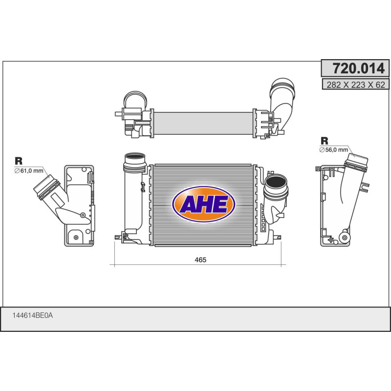 Intercooler (échangeur d'air) AHE