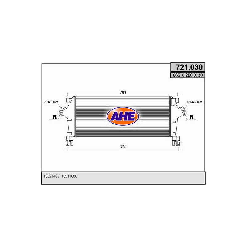 Intercooler (échangeur d'air) AHE