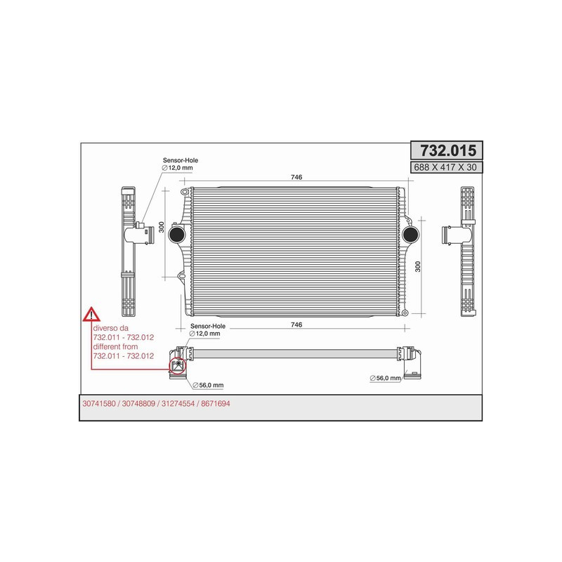 Intercooler (échangeur d'air) AHE
