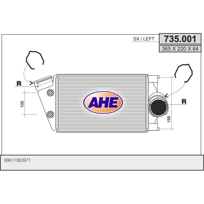 Intercooler (échangeur d'air) AHE