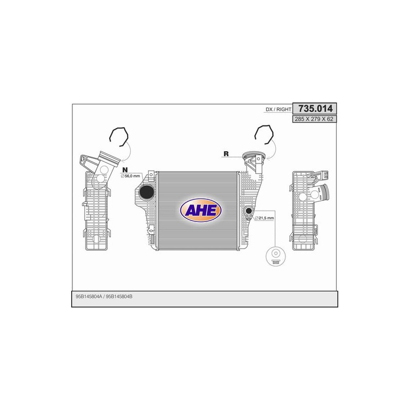 Intercooler (échangeur d'air) AHE