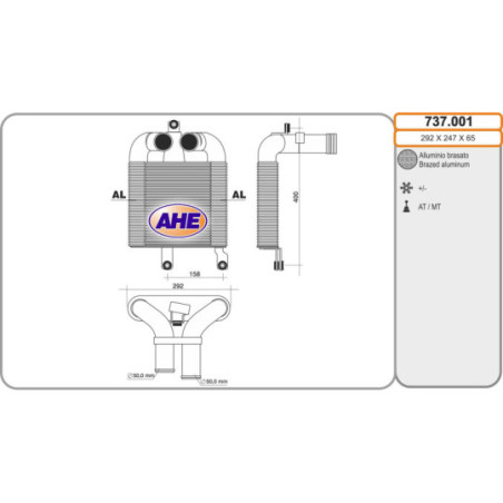 Intercooler (échangeur d'air) AHE