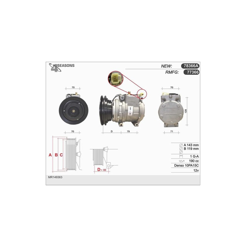 Compresseur de climatisation AHE