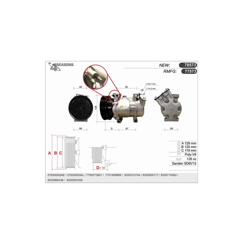 Compresseur de climatisation AHE