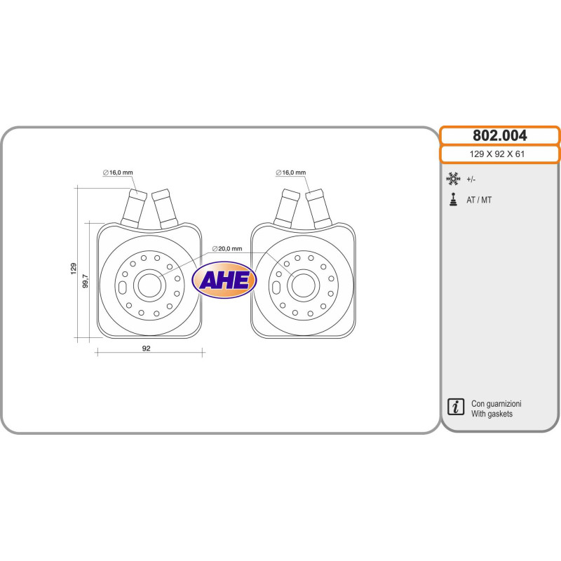 Radiateur d'huile AHE