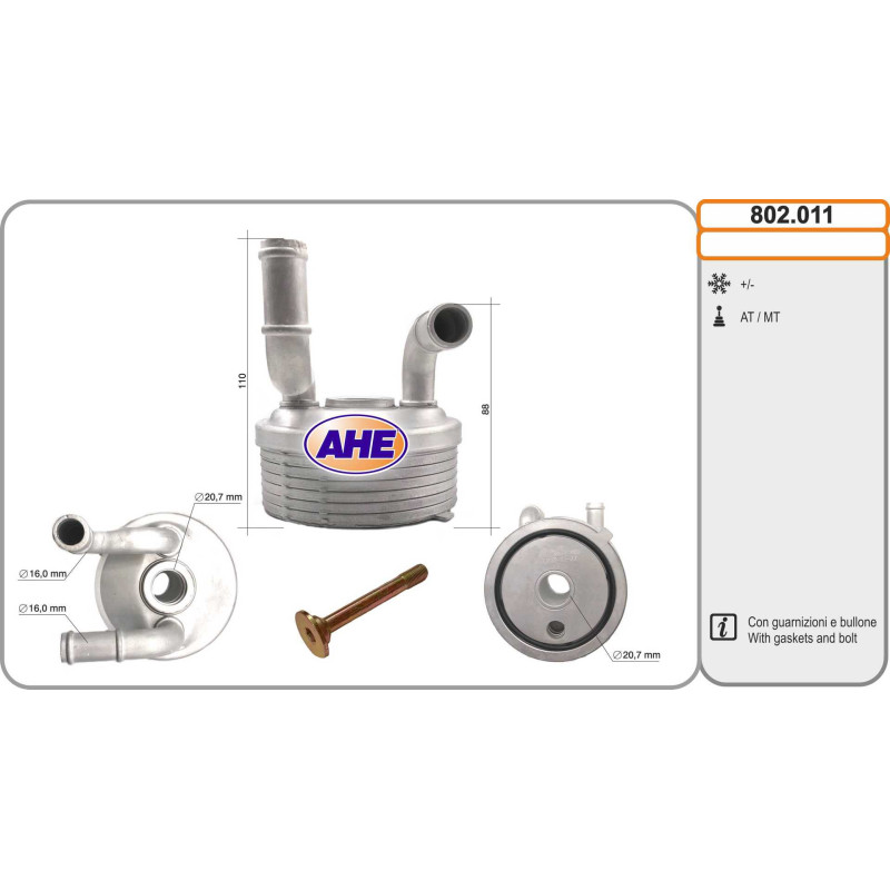 Radiateur d'huile AHE