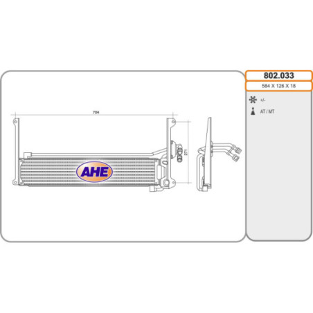 Radiateur d'huile AHE
