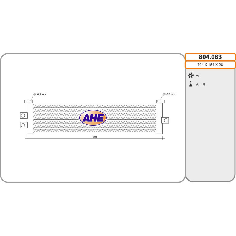 Radiateur d'huile AHE