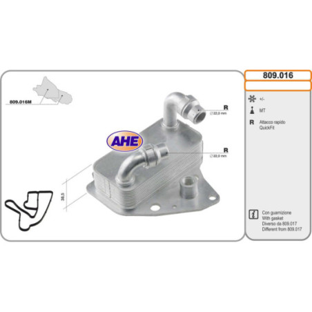 Radiateur d'huile AHE