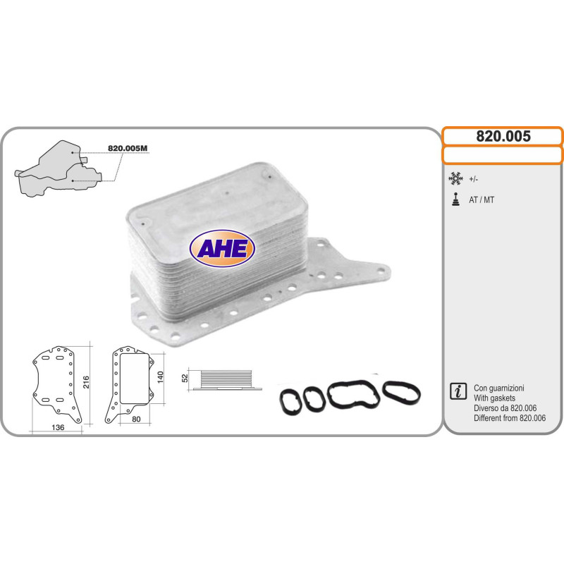 Radiateur d'huile AHE