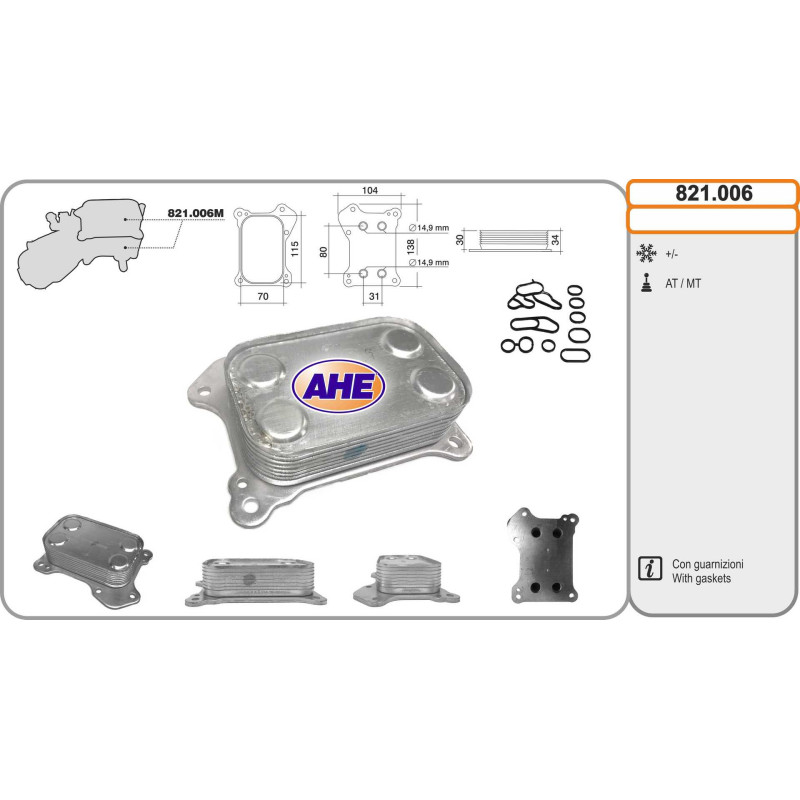 Radiateur d'huile AHE