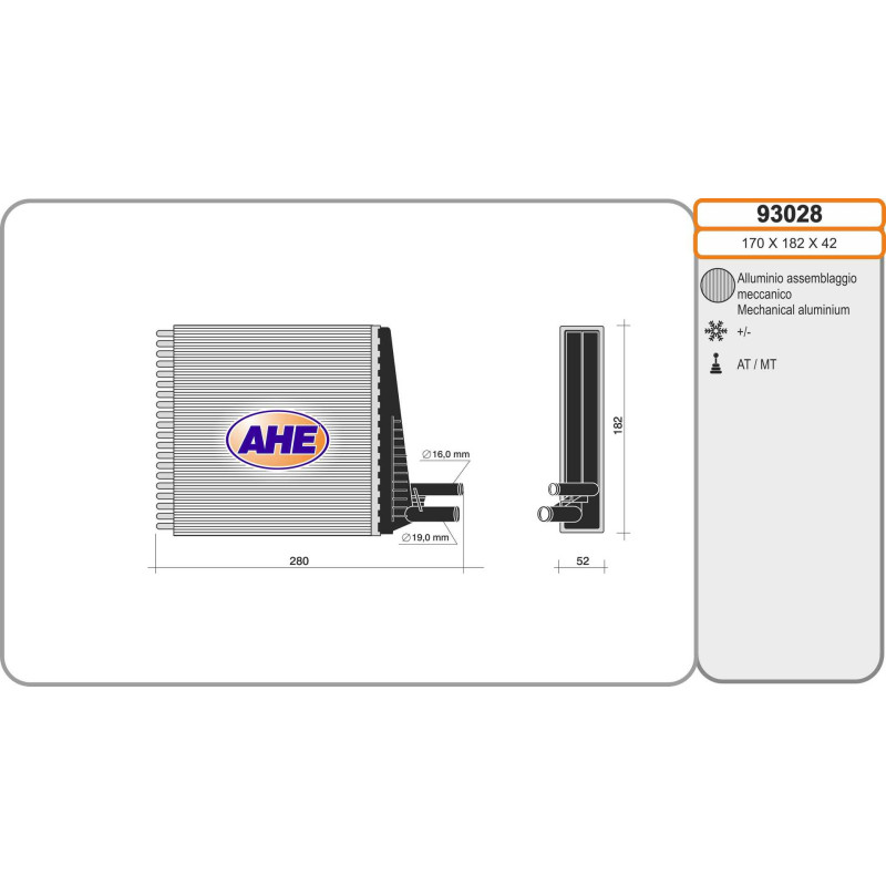 Radiateur de chauffage AHE