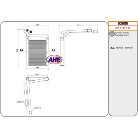 Radiateur de chauffage AHE