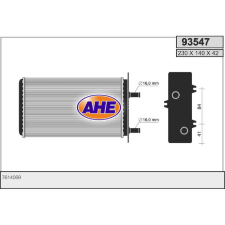 Radiateur de chauffage AHE