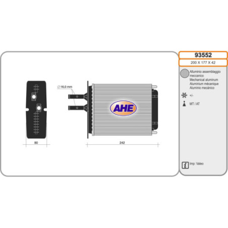 Radiateur de chauffage AHE