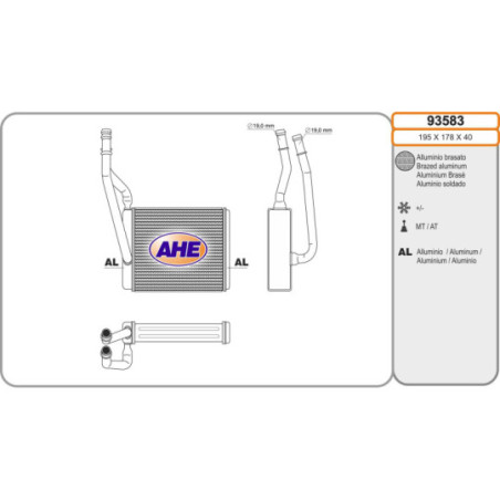 Radiateur de chauffage AHE