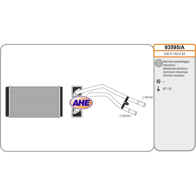 Radiateur de chauffage AHE