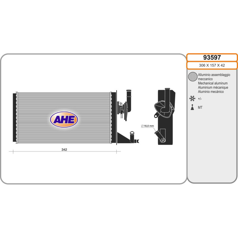 Radiateur de chauffage AHE