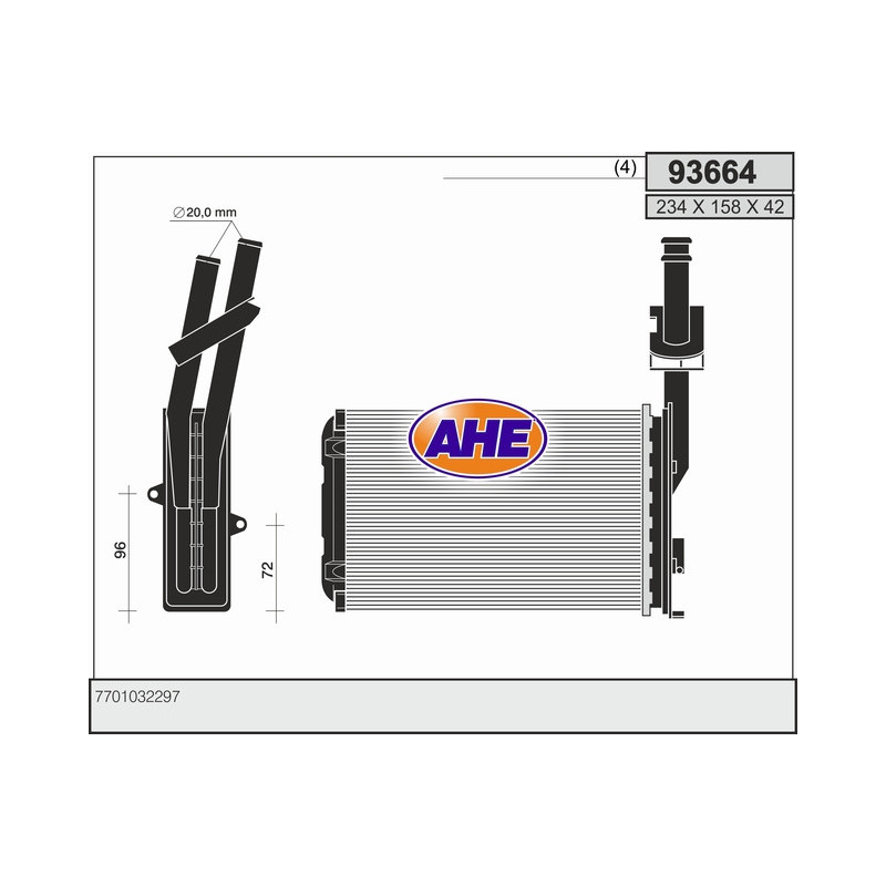 Radiateur de chauffage AHE