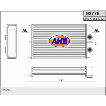 Radiateur de chauffage AHE