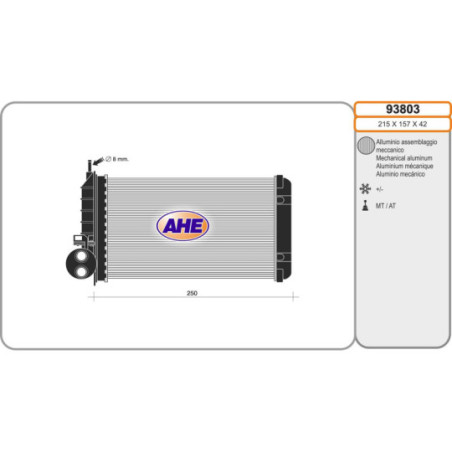 Radiateur de chauffage AHE