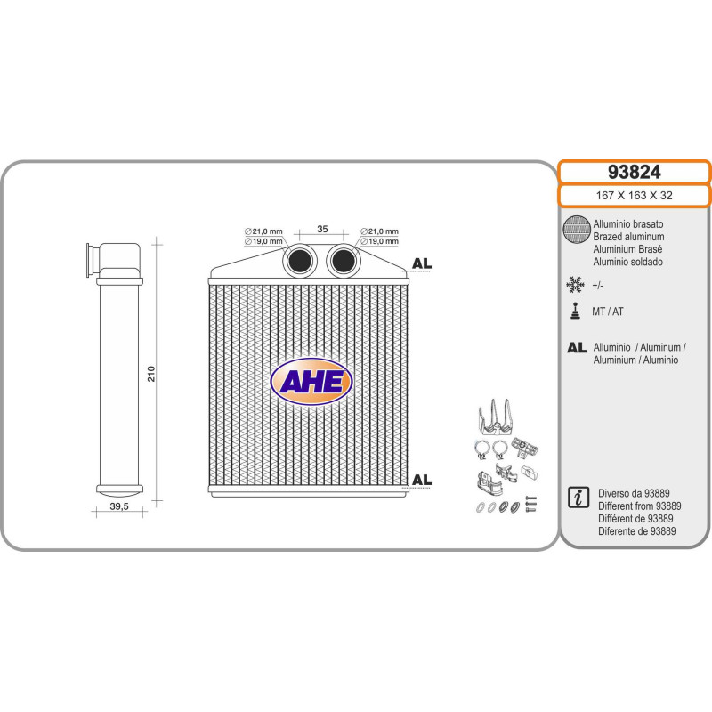 Radiateur de chauffage AHE