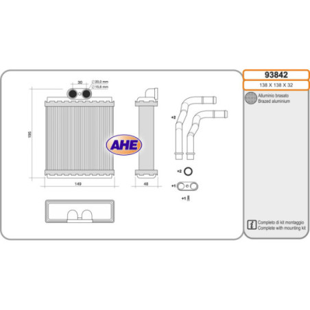 Radiateur de chauffage AHE